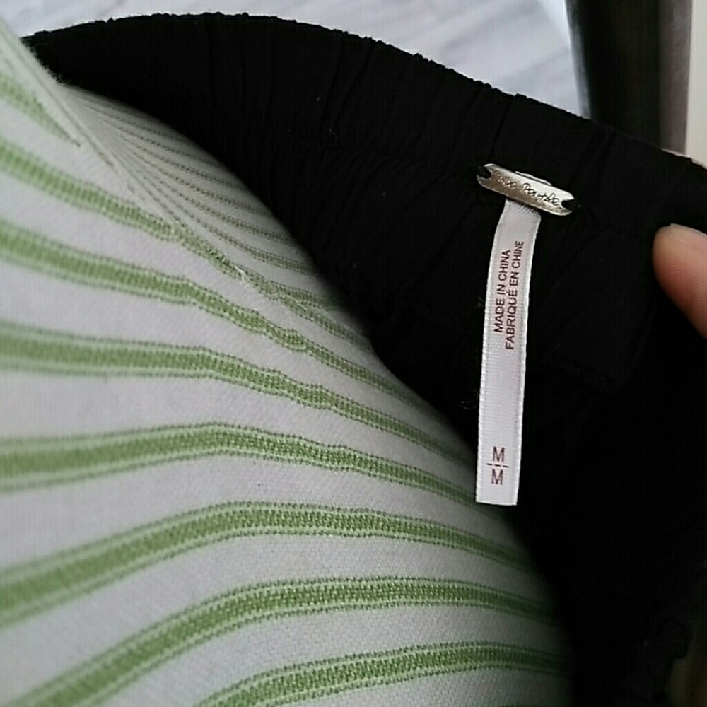 Black Free People slouchy pants